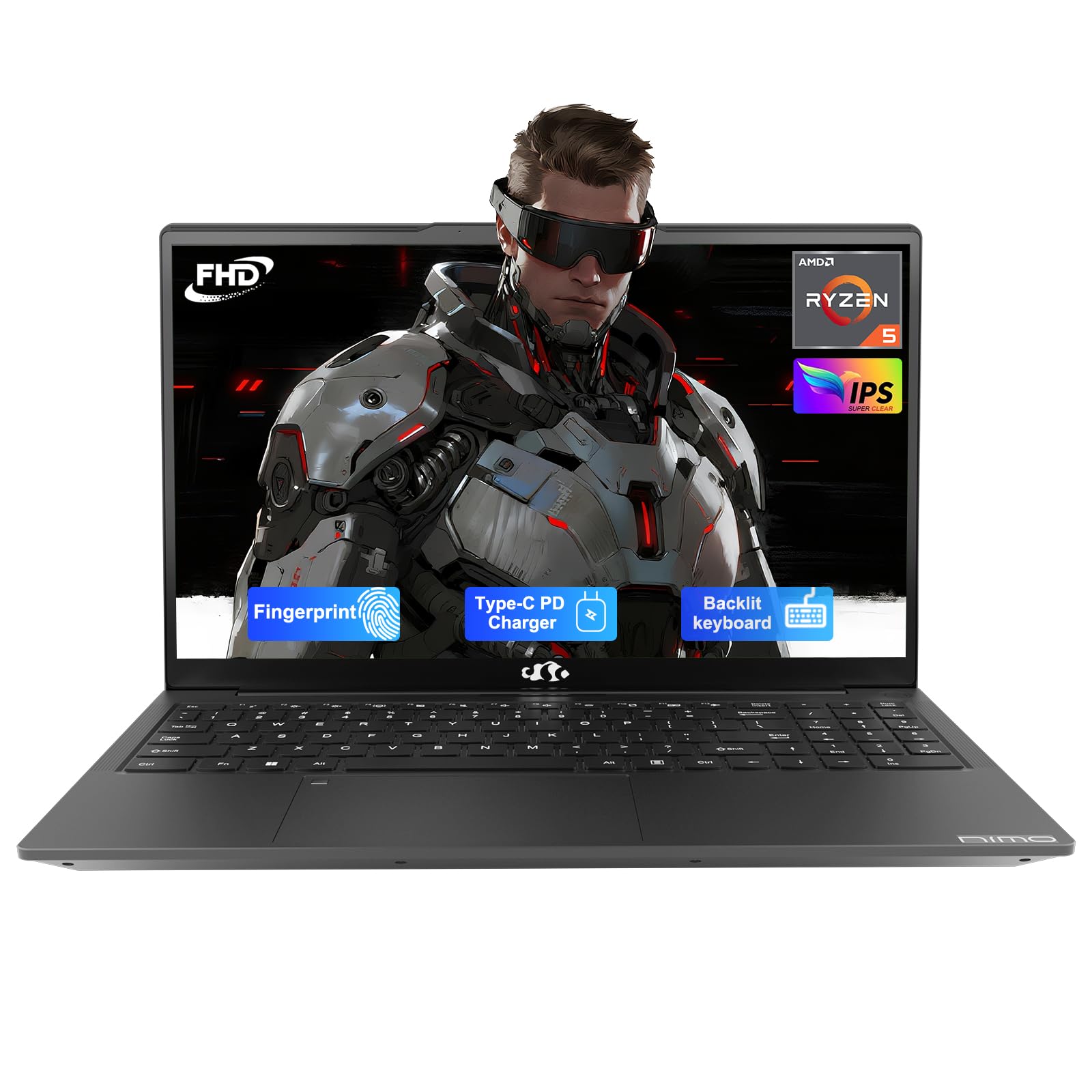 Amazon.com: 15.6'' IPS FHD-Laptop, 32GB RAM 1TB SSD AMD Ryzen 5